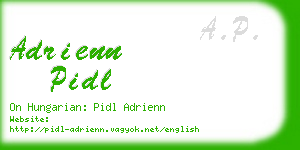 adrienn pidl business card